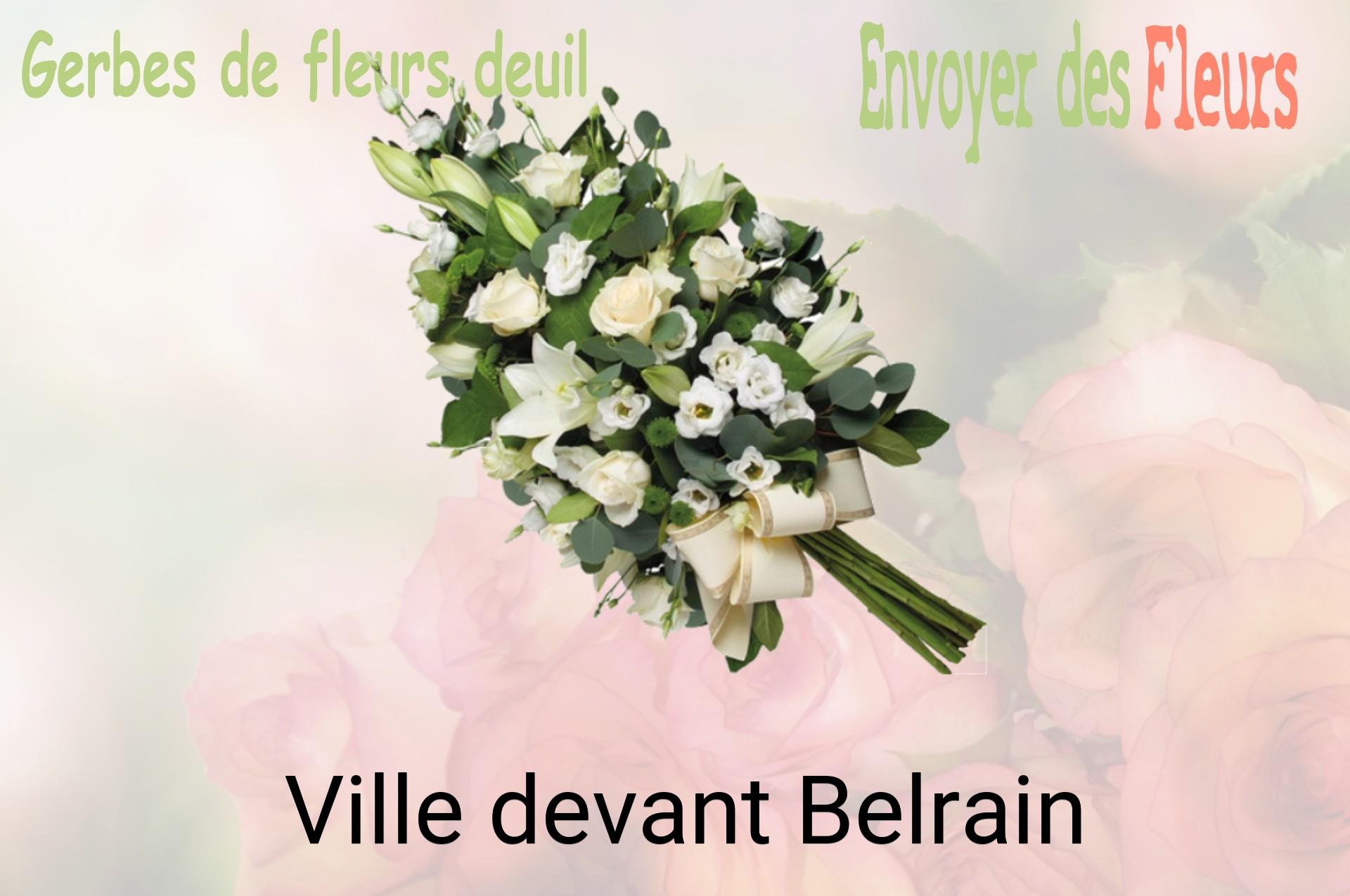 Gerbe de fleurs de deuil livrée à Ville-devant-Belrain